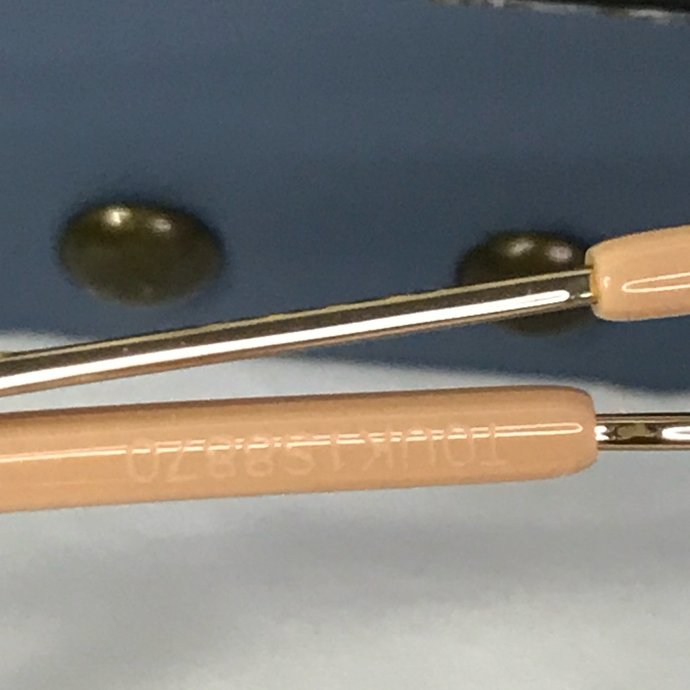 Auth - New - Gucci 0432 Gold Crystal Aviator Metal Retro Sunglasses GG0432S Uni… - Picture 10 of 15